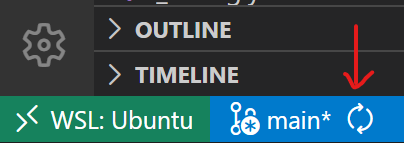 Sync Changes in VS Code